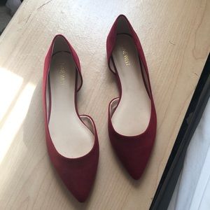Red Nine West flats